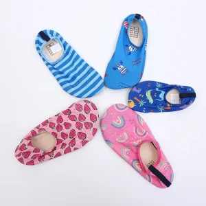 Children Lightweight Aqua Socks Barefoot Breathable Comfort Non Slip Thin Sole Water Shoes