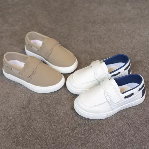 Children Outdoor Slip Sneakers Low Top Breathable Soft Sole Flat Casual Board Shoes All Season