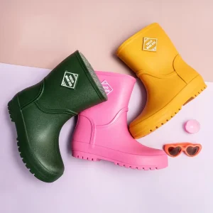 Children Rain Boot for Kids Water Proof Shoes Big Size 28 35 Baby Boy Matt Rubber Midi Water Shoes