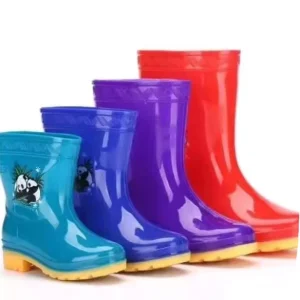 Children Rubber Waterproof Kids Rain Boots and Rain Coats