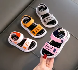 Children Sandals Students Non slip Shoes Simple Generous Boys Girls Sandals Wear and Off Easy Soft Bottom Kids Casual Footwear