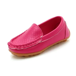 Children Shoes Pu Leather Casual Styles Boys Girls Soft Comfortable Loafers Kids Shoes