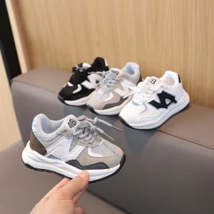 Children Sport Shoes Baby First Walking Footwear for Girls School Type Casual Kids Retro Sneakers Boys