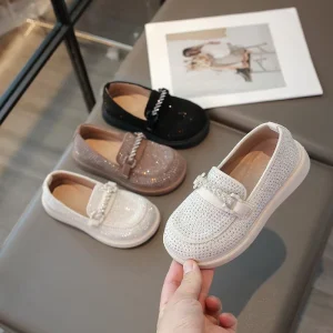 Children Spring Autumn Rhinestone Shoes Kids Outdoor Walking Shoes