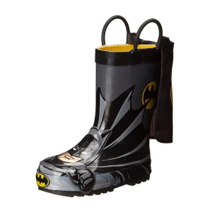 Children Waterproof Rubber Rain Boots With Easy Handle for Kids Anti slip Outdoor Footwear Shoes