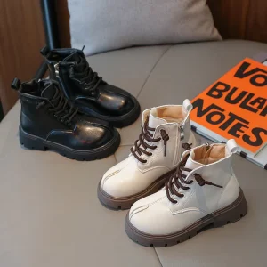 Children Winter Boots School Type Ankle Little Girl Beautiful Boots Fashion Western Kids Shoes Boots