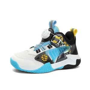 Children’s Basketball Shoes Stretch Fabric Air Mesh High Top Mid Top Button Boy’s Girls’ Boots Sneakers Little Kid Big Kid Sport