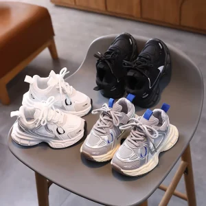 Children’s Board Shoes New Style Fashionable and Comfortable Soft Soled Casual Running Shoes Versatile Sports Shoes
