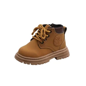 Children’s Boots Autumn Winter New Arrival for Girls Versatile Retro Fashion Style Thick Sole Shoe Children Girl