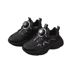 Children’s Boys Girls Sneakers Lightweight Anti Slip Breathable Mesh Comfort Child Running Athletic Shoes for Kids