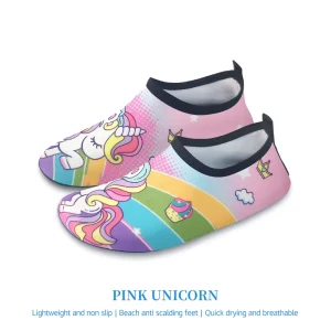 Children’s Breathable and Non slip Surfing Shoes Are Suitable for Water Sports Beach Swimming Pools and Are Unisex