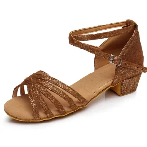Children’s Bright Spot Latin Dance Shoes Girls Kids Ballroom Salsa Dancing Shoes Children