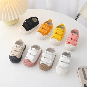 Children’s Canvas Shoes Kids School Shoes Soft soled Flat Casual Shoes