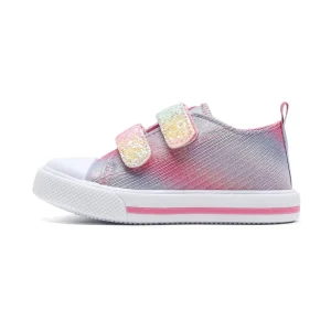 Children’s Canvas Shoes Spring and Summer Boys and Girls Shoes Cute Buckle Breathable Velcro Casual Board Shoes