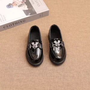 Children’s Casual Shoe Kids Girls School Show Party Dress Shoes Princess Leather Shoes Casual Home Formal Wear