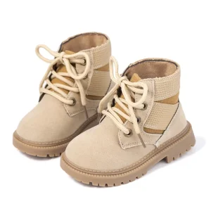 Children’s Casual Shoes Warm Short Boots with Soft Non-Slip Soles Comfortable for Kids