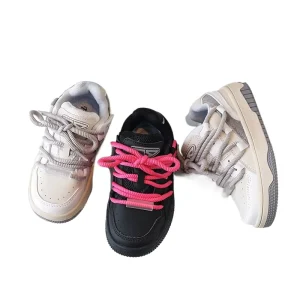 Children’s Casual Sneakers Kids Sports Mesh Shoes for Boys Outdoor Basketball Running for Winter