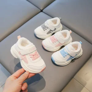 Children’s Casual Sport Shoes HOOK&LOOP Closure Ankle Height Winter Light Weight Comfortable for Kids