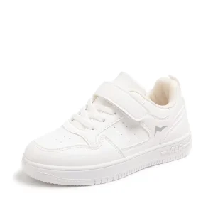 Children’s Casual White Leather Mesh School Performance Shoes New Four Season Soft Soles for Boys and Girls for Summer
