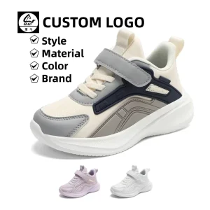 Children’s Casual White PU Leather Sports Shoes Sneakers for Boys Girls School Running Sneakers