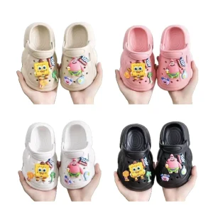 Children’s Clogs Cartoon New Parent-Child Slippers Home Boys Girls Baby Indoor Non-slip Summer