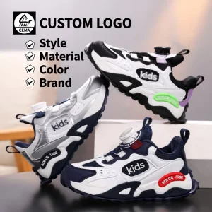 Children’s Comfortable Waterproof Flat Lightweight Shoes for Boys & Girls All Seasons Outdoor Non Slip