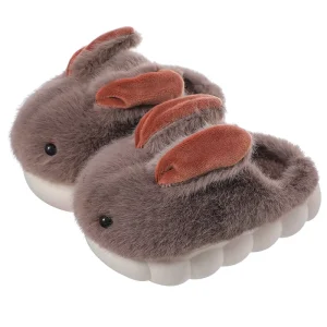Children’s Cotton for Slippers with Soft Bottom Indoor Home Wear for Girls and Boys Bunny Design for Babies