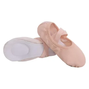 Children’s Dance Shoes Lace-up Canvas Ballet Yoga Shoes for Adults and Toddlers