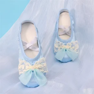 Children’s Dance Shoes Soft Soled Acrobatic Ballet Shoes Girls’ Figure Stage Performance Shoes