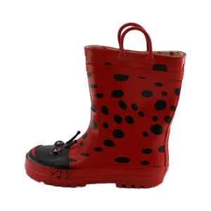 Children’s Insect Stereoscopic Rubber Rain Boot Waterproof Lightweight Hard Wearing with Rubber Upper for Summer Winter Use