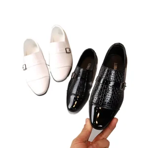 Children’s Leather Shoes Spring and Autumn New Boys’ Primary Secondary School Students Performance Soft Bottom Flower G