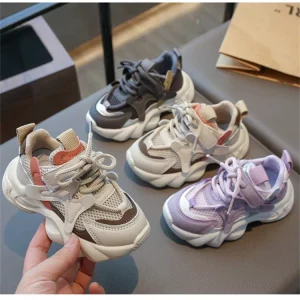 Children’s Leisure Sports Shoes New Soft Soled Baby Sneakers for Girls Korean Fashion Running Shoes for Boys Shoes