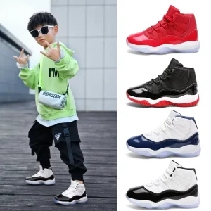 Children’s New Style Sneakers Spring and Autumn Soft soled Black and White Panda Shoes for Boys and Girls Versatile