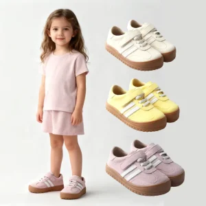 Children’s Non-slip Sports Shoes Wide Cap Toe Protective Running Shoes Zero Drop Ergonomic Barefoot Children Shoes