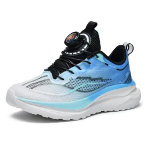 Children’s Outdoor Fashion Buckle Sneakers Lightweight Mesh Running Shoes for Kid Breathable Casual Shoes