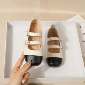 Children’s PU Leather Shoes Spring Autumn Girls Style Loafers for Autumn