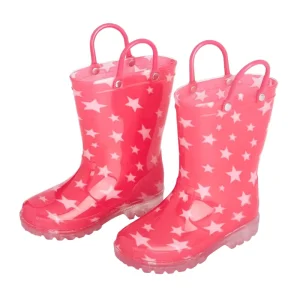 Children’s Pvc Waterproof Boot Rain Shoe Rain Boots for Kids Children With Low Heeled