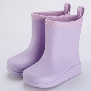Children’s Rain Shoes for Boys and Girls Plush Baby PVC Shoes All Season Travel Water Rain Boots in Stock