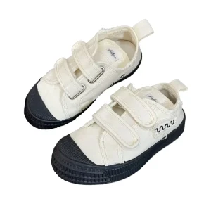 Children’s Retro Outdoor Sneakers Breathable Canvas Shoes Non Slip Rubber Available Small Medium Large Sizes for Boys Girls