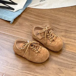 Children’s Retro Style Casual Shoes Boys Autumn Outdoor Sports Shoes Soft Sole Non Slip