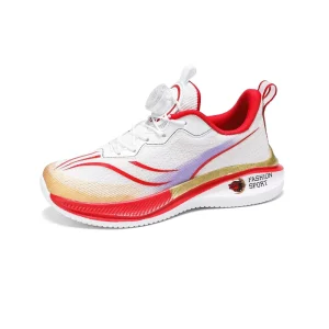 Children’s Road Running Shoes Jogging Boy’s Girls’ Button Sneakers Track Trail-running Shoes Running Minima Canvas Air Mesh