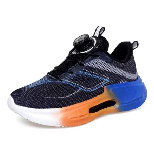 Children’s Road Running Shoes Jogging Boy’s Girls’ Sneakers Trail-running Shoes Running Minima Canvas Air Mesh Button Sport