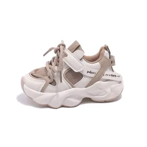 Children’s Running Shoes Non slip Soft soled Breathable Kids Mesh Cosy Sport Sneakers Boys and Girls Casual Shoes
