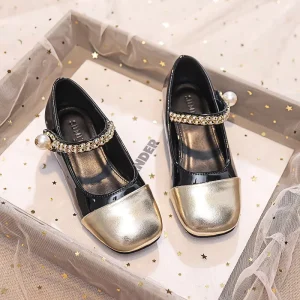Children’s Shoes Casual Shoes Dress Shoe Kids Shoes Trendy Flat Leather Shoes Baby Girl Shoes