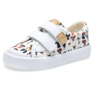 Children’s Shoes Factory Custom Printed Cartoon Patterned Rubber Non slip Children’s Canvas Shoes