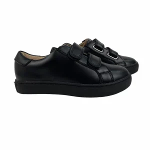 Children’s Shoes Fashion Black Leather Winter Casual Shoes Kids Sneakers