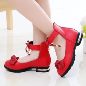 Children’s Shoes Girls Princess Dress Shoes Casual Leather School Shoes for Kids