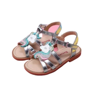 Children’s Shoes Manufacturers Professional Custom Designer Fashion Dress Girl Princess Shoes Soft Soled Children Sandals