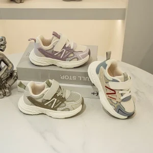 Children’s Shoes New Style Children’s Shoes Boys and Girls Color Fashion Shoes for Children Walking Jogging