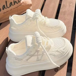 Children’s Shoes Spring Autumn New Baby Sneakers Mesh Breathable Lightweight Non Slip Ankle Running Shoes Front Lacing